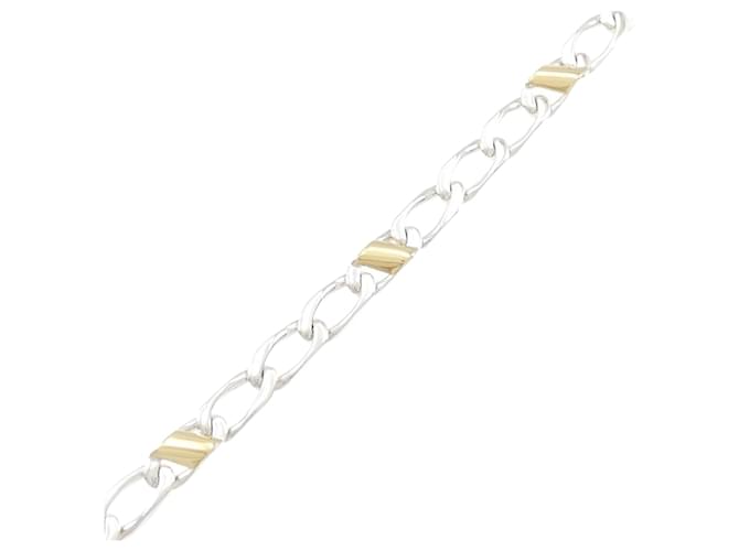 Tiffany & Co Pulseira charm em ouro 18K e prata Tiffany Amarelo  ref.2027004