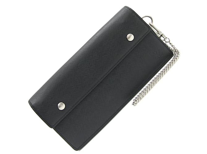 Louis Vuitton Bi-fold Long Wallet in Ardoise Grey Leather  ref.2027344