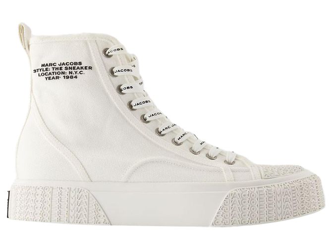 The High Top Sneakers - Marc Jacobs - Cotton - White
