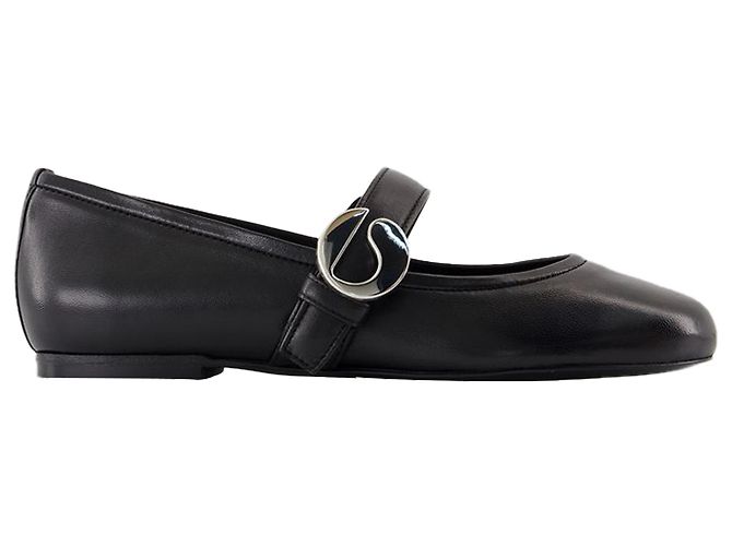 Belt ballerinas - Coperni - Leather - Black