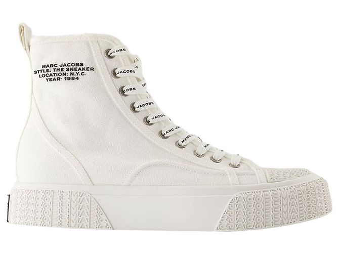 The High Top Sneakers - Marc Jacobs - Cotton - White