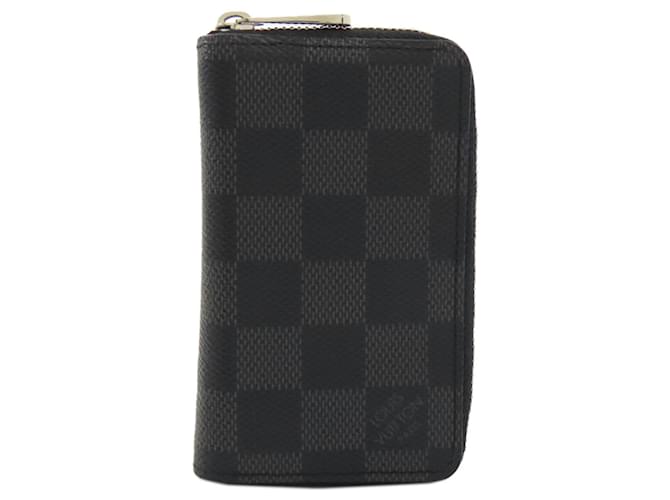 Zippy Louis Vuitton Damier Graphite Coin Purse Damier ebene Cloth  ref.2027663