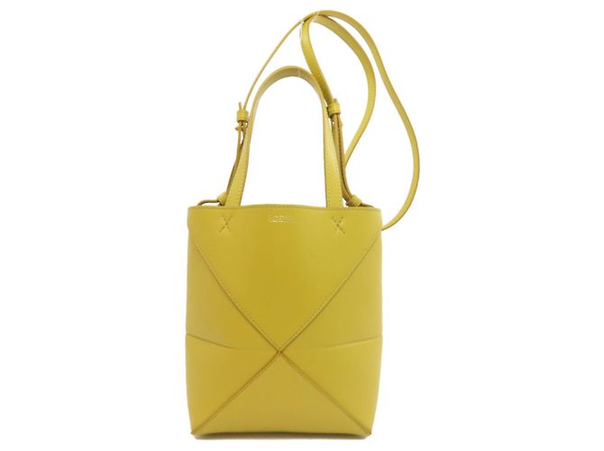 Bolsa Loewe Puzzle Fold Amarelo
