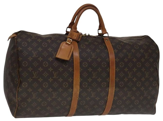 LOUIS VUITTON Monogram Keepall 60 Bolsa Boston M41422 LV Auth yk16870 Monograma