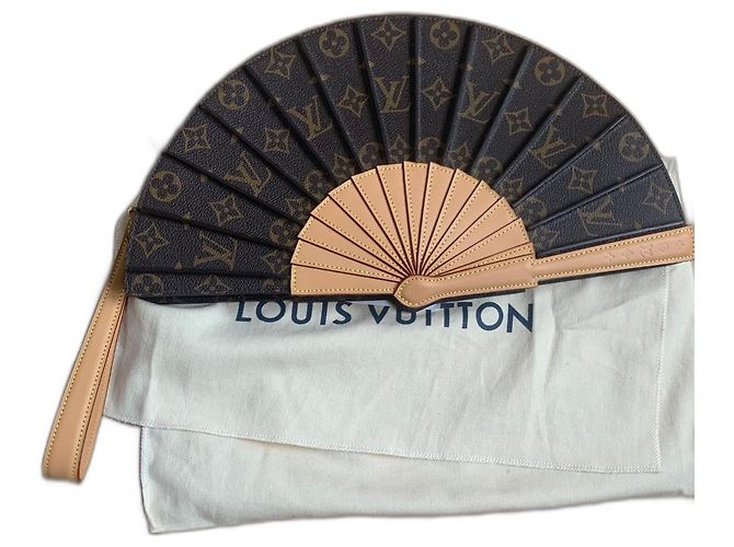 Bolsa de pochete leque Louis Vuitton colecionador Marrom