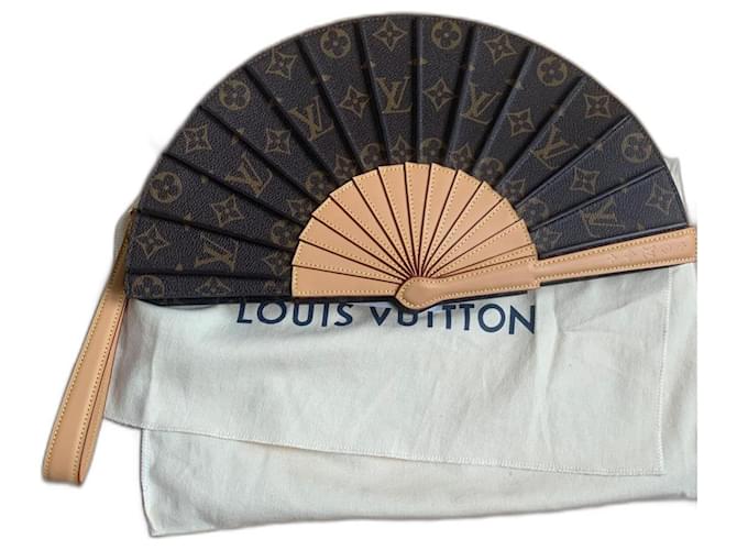 Sac Pochette éventail louis Vuitton collector Marron