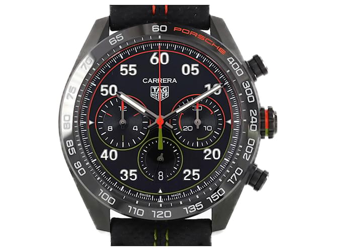 TAG Heuer Carrera Chronograph Porsche Orange Racing Wristwatch  ref.2028071