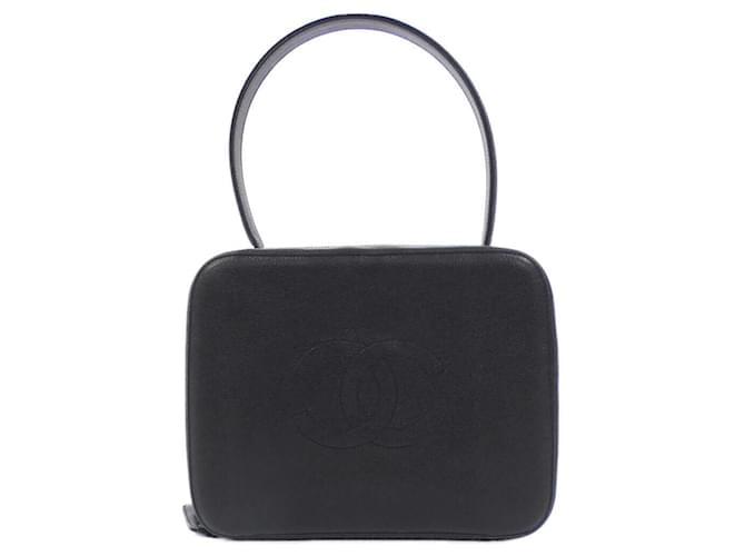 Chanel Coco Handle Black Leather  ref.2029332