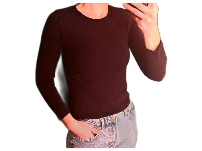T-shirt Burberry in cotone nero per bambina