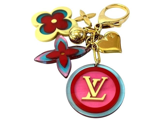 Louis Vuitton Bijoux Sac Candy Bag Charm Keychain Multiple colors Golden Metal Plastic  ref.2029698