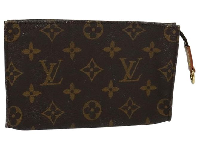 LOUIS VUITTON Monogram Bucket PM Accessory Pouch LV Auth hk2004