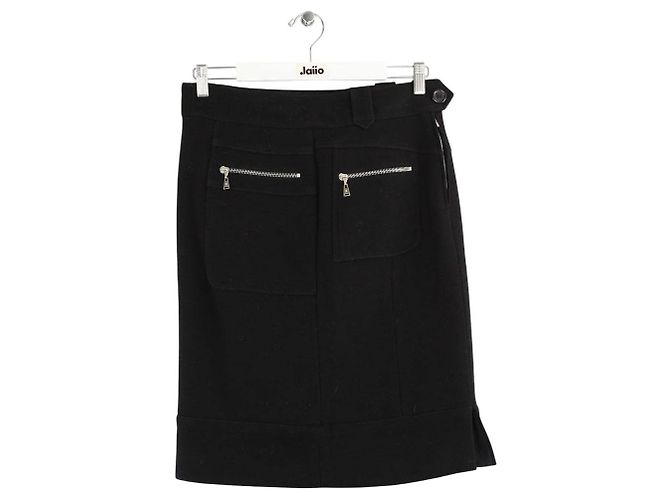 Louis Vuitton Gonna in cashmere nera Nero