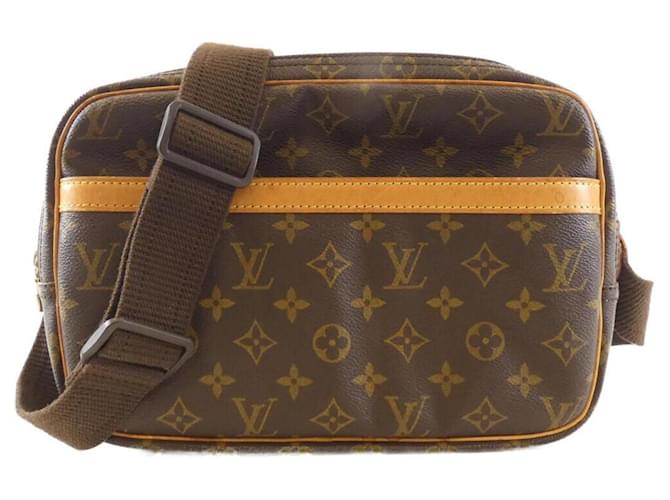 Louis Vuitton Reporter pm Brown Cloth  ref.2030198