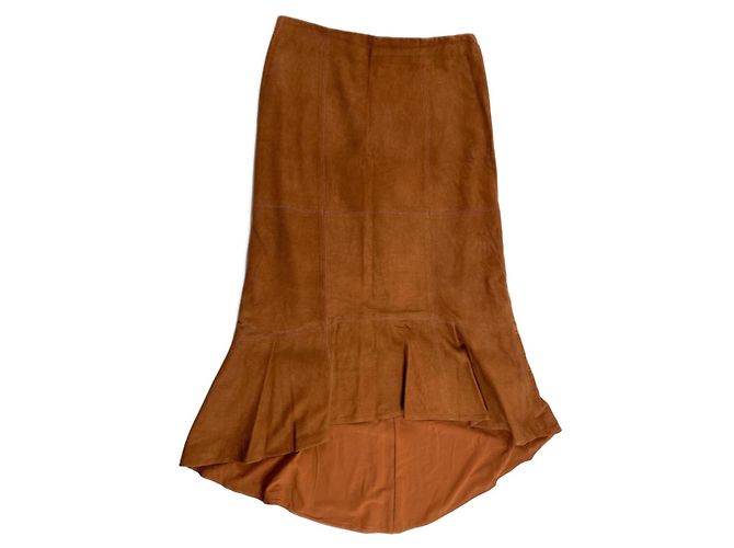 Falda Alice + Olivia de cuero de cabra Talla 34