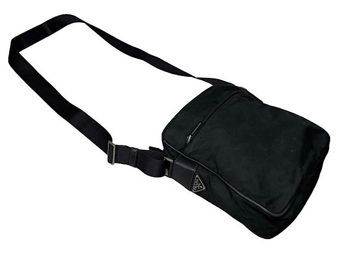 Prada schwarze Polyester Tasche 
