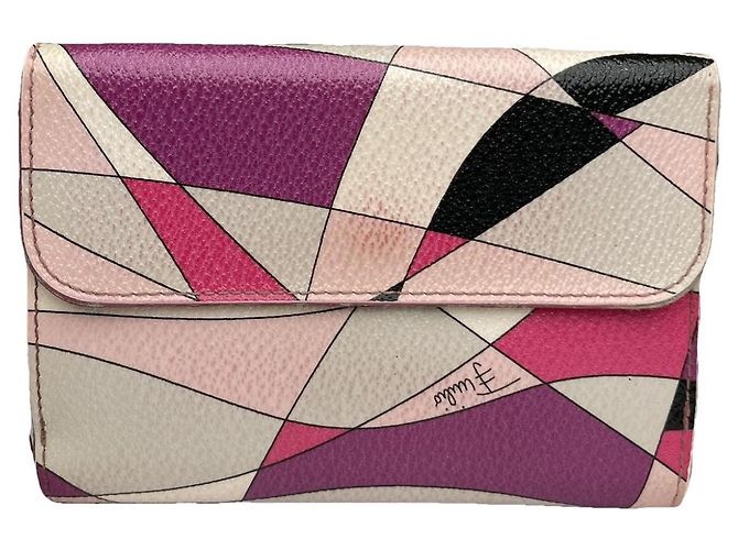 Emilio Pucci Multicolour Leather Wallet Multiple colors