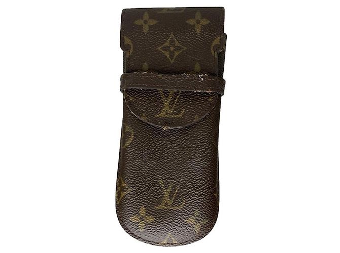 Borsa in pelle marrone Louis Vuitton