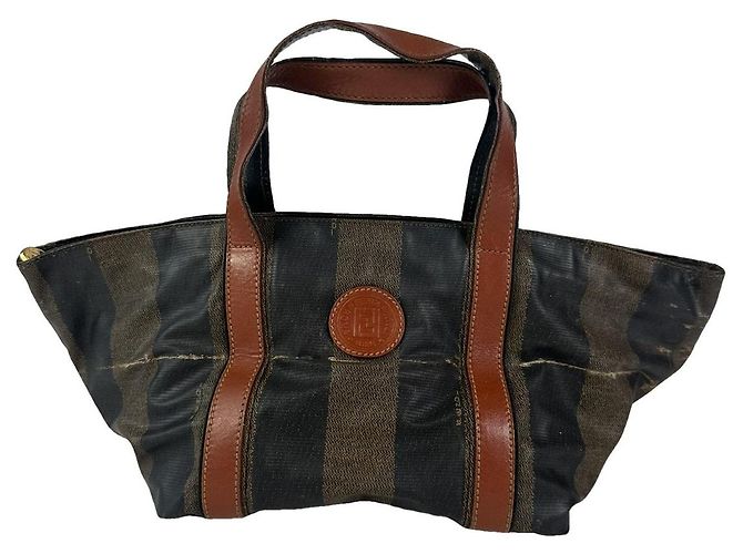 Fendi Baguette braune Lederhandtasche