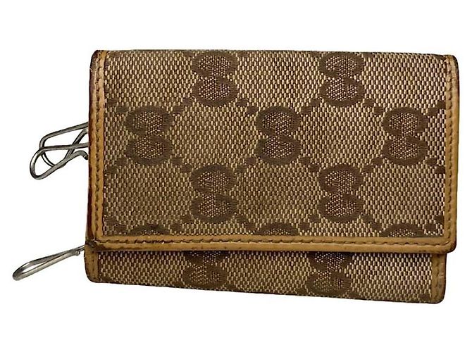 Gucci Horsebit 1955 Beiger Lederhandtasche