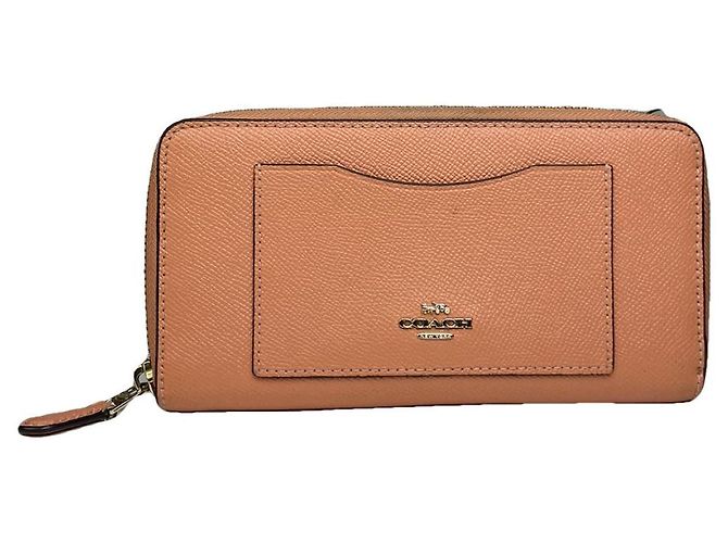 Coach orange Leder Geldbörse