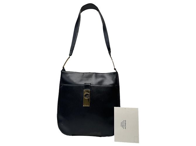 Sac à main en cuir noir Givenchy 4G