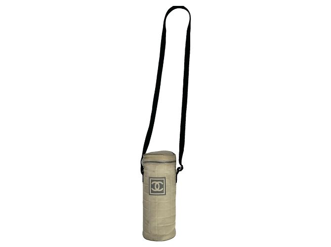 Chanel Handtasche aus weißem Polyester