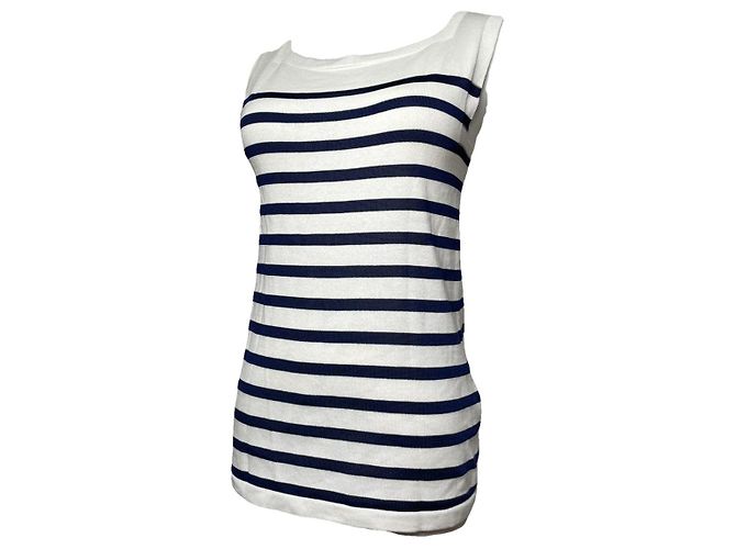 Haut en coton blanc Jean Paul Gaultier