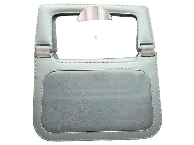 Bolsa de couro azul Loewe Puzzle