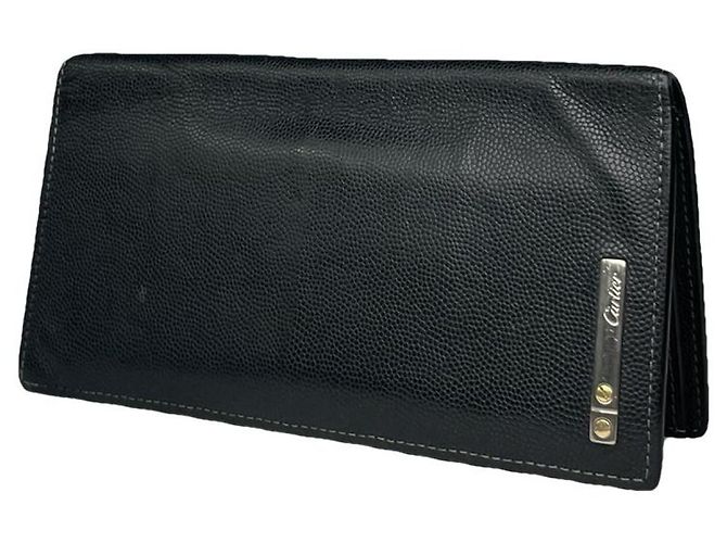 Borsa in pelle nera Cartier Nero