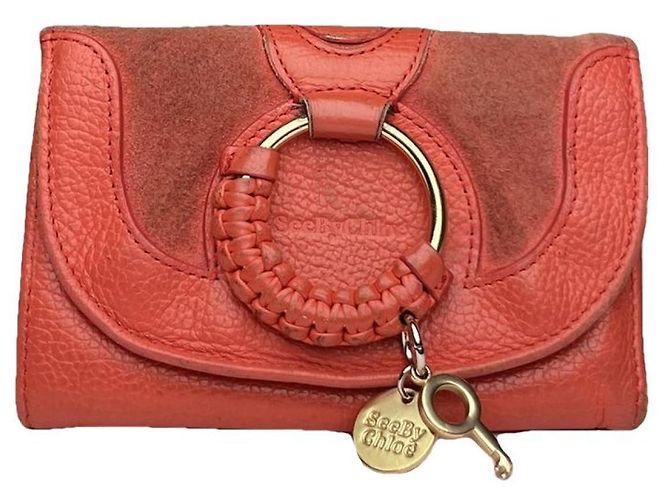 See by Chloé Red Leather Wallet
