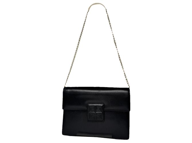 Givenchy 4G schwarze Lederhandtasche