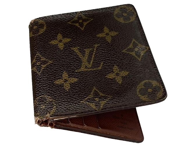 Bolsa de couro marrom Louis Vuitton
