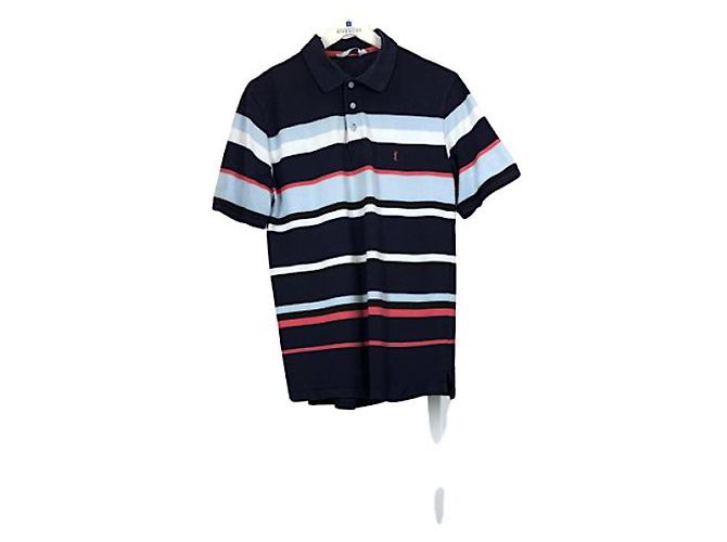 Polo in cotone nero Yves Saint Laurent