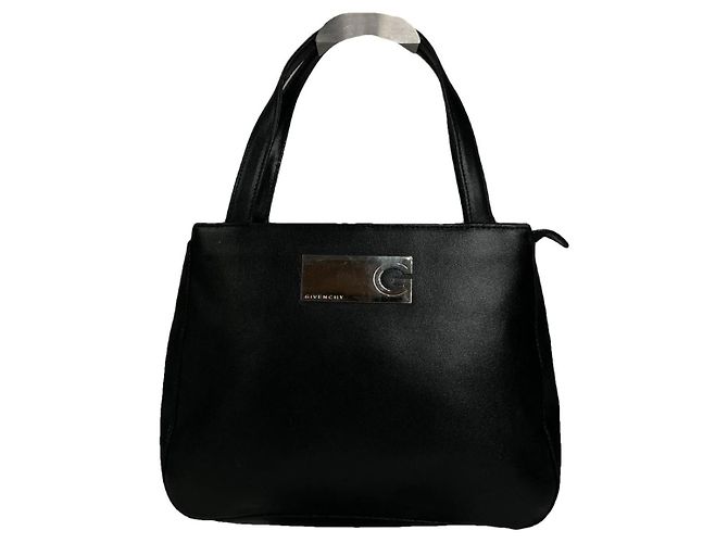 Givenchy 4G schwarze Lederhandtasche