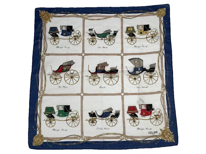 Céline Celine Other Silk Silk Handkerchief Beige
