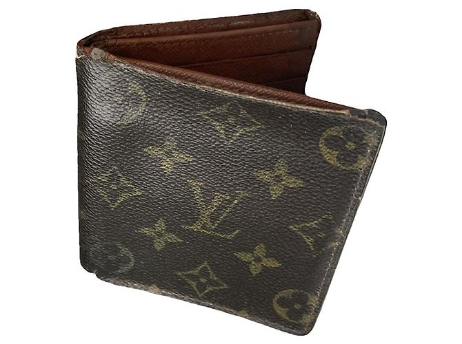Braune Lederhandtasche von Louis Vuitton