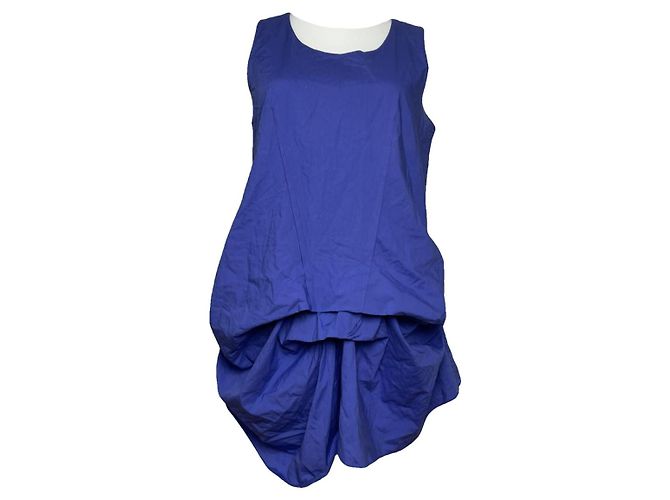 Top de algodão azul Marni