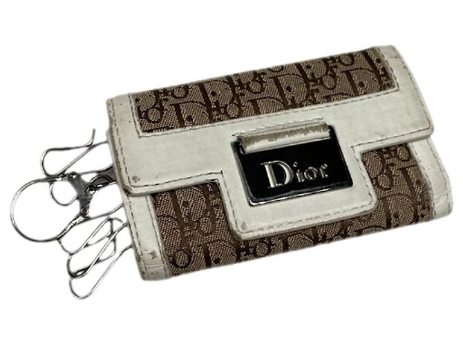 Dior DiorDirection weiße Lederhandtasche