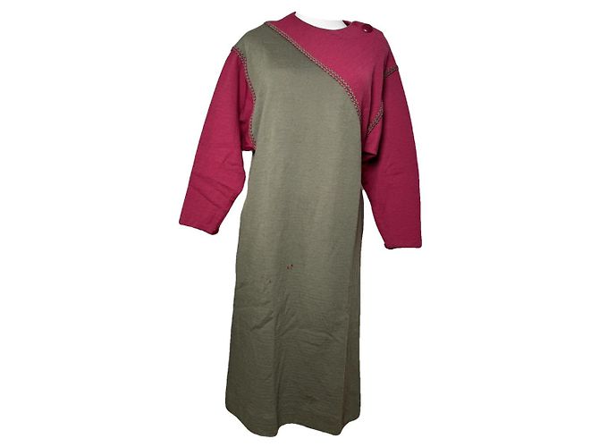 Vestido de algodón púrpura - elastano Dior