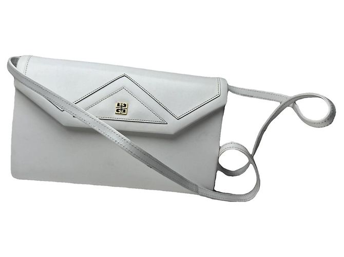 Borsa in pelle bianca Givenchy 4G Bianco