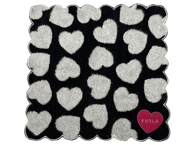 Sciarpa in cotone nera Furla Nero