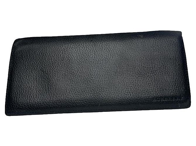Burberry schwarze Lederhandtasche