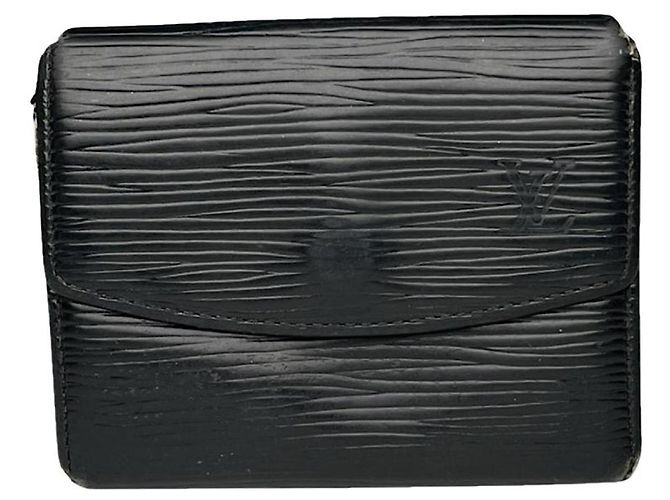 Bolso de cuero negro Louis Vuitton Daily