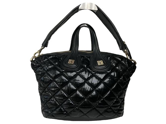 Givenchy Nightingale Black Patent Leather Handbag
