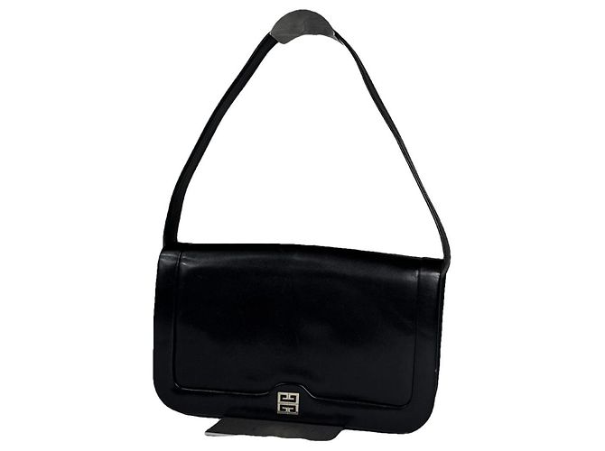 Givenchy 4G schwarze Lederhandtasche
