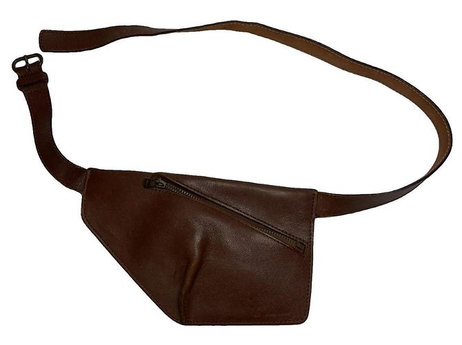 Y'S Bolso de cuero marrón Y Castaño