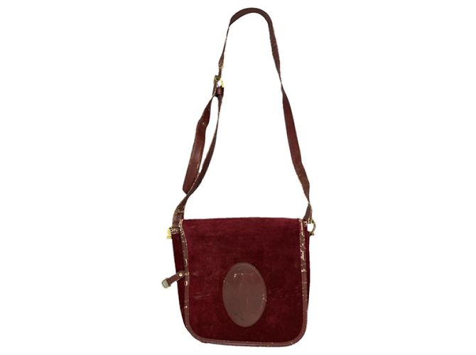 Cartier Bordeaux Lederhandtasche