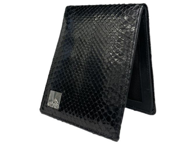 Gianni Versace Black Leather Wallet