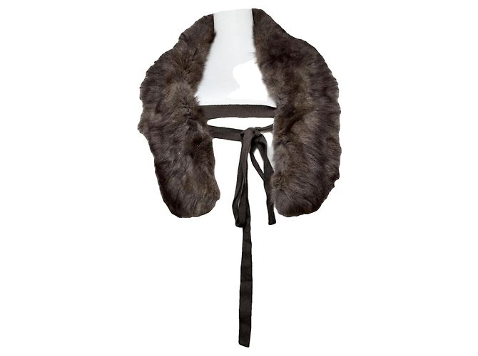 Marni Brown Fur Top