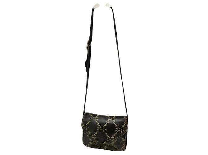 Sac à main en cuir marron Longchamp